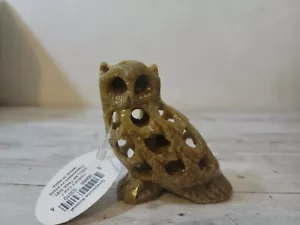 Statuina animale in pietra ollare Gufo collezione K - Foto 1 di 7