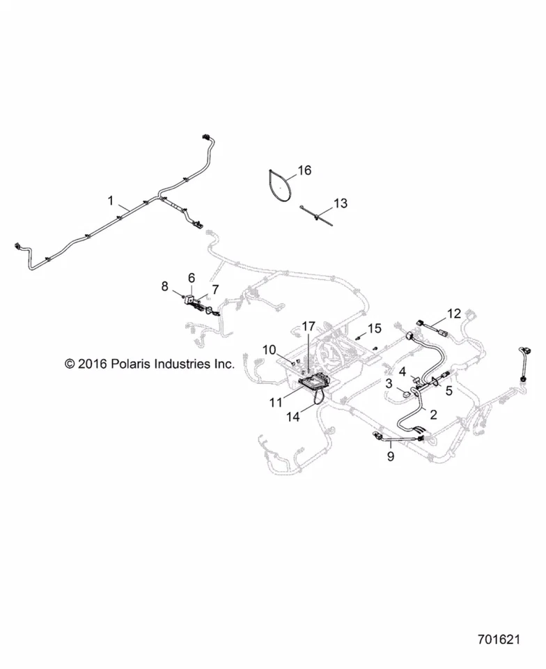 Polaris 2412229 Harness-Box Lift Ranger Brutus Diesel HD HST - Image 1 of 1