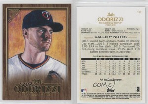 2018 Topps Gallery Wood Jake Odorizzi #13