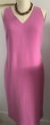 Oscar De La Renta Pink Wool Sleeveless Dress Sz 6