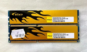 2x 4GB (8GB) ELIXIR DDR3 1600MHz PC3-12800U DIMM 240-pol. CL11 M2X4G64CB8HG9N-DG - Bild 1 von 1