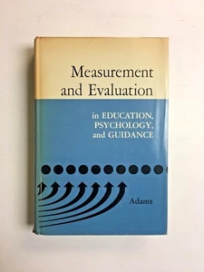 Measurement and Evaluation Education Georgia Sachs Adams Hardcover Dust Jacket - Bild 1 von 3