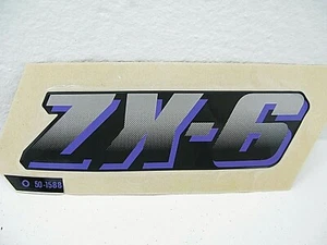 New 1991 Kawasaki Ninja ZX-6 ZX600 Mark Emblem Decal 56050-1588 NOS Qty. 1 - Picture 1 of 4