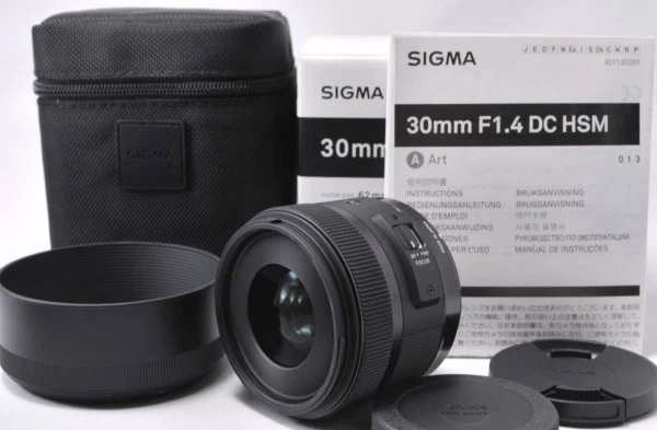 Sigma Standard Lens Art 30mm F1.4 DC HSM for Nikon Digital SLR Camera New in Box - Image 1 of 2