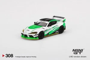 Mini GT 1:64 LBWK LB Works Toyota GR Supra CSR2 verde/blanco MGT00308 - Imagen 1 de 4