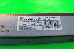 GE LIGHTING KOLORARC KRC400/T/H/960/E40 HPI-T 400W E40 SOCKEL Birne Lampe 58 x 270 mm - Bild 1 von 11