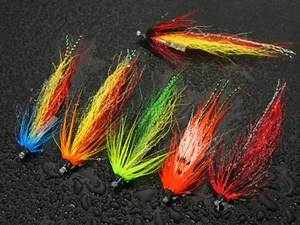 Scottish and Spey Shrimp Tube Fly Needle Tube Salmon Flies Selection - Picture 1 of 16