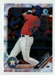 2019 Bowman Chrome Yordan Alvarez #BCP-123 1st Bowman QTY AVAILABLE Astros