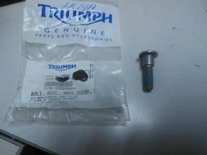 NOS Triumph Disc Bolt 12-17 Trophy 06-20 Tiger 09-20 Thunderbird T2020609 - Picture 1 of 2