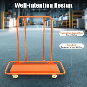 Carro de placas carro de transporte carro de placas transporte paneles de yeso carro con ruedas 1000 kg - Imagen 1 de 17