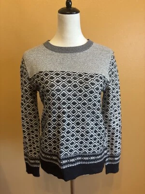 Suéter, Suéter Gris, Suéter Punto, Talla Pequeña, Suéter Manga Larga, Joe Fresh Foto 1 de 4