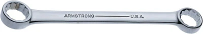 Armstrong 26-567 - 1/2" X 9/16" F.P 12 Pt. Llave de extremo de caja corta desplazada 15D EE. UU. Foto 1 de 3
