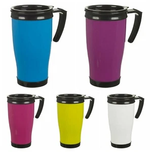 Leakproof Insulated Thermal Travel Coffee Mug Cup Flask Non Spill Heat Resistant - Picture 1 of 22