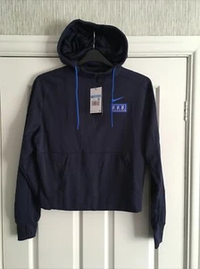 Womens Nike Dri-Fit France 22 1/2 Zip Travel Hoodie Size Medium - Picture 1 of 8