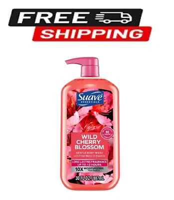 Suave Essentials Gentle Liquid Body Wash, Wild Cherry Blossom, 30 oz - Image 1 of 4