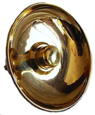 ARTERAMEFERRO Campanello Campanella campana pulsantiera ottone lucido pulsantiera da esterno