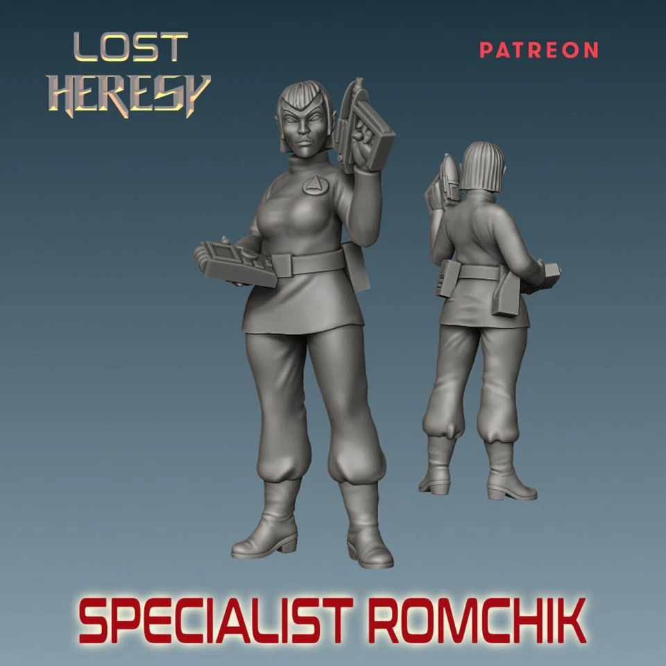 Specialist Romchik - Resin Miniature | Sci Fi | Legion | Trek | Lost Heresy - Image 1 of 1