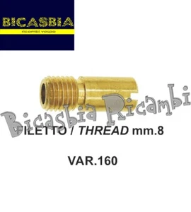 3551 GETTO MASSIMO 160 X EMULSIONATORE CARBURATORE SI 20 24 VESPA PX 125 150 200 - Picture 1 of 1