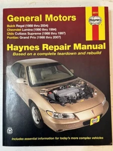 Haynes GM Buick Regal Chevy Lumina Pontiac GP 1988-1994 Repair Manual Book 38010 - Bild 1 von 3