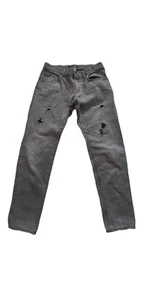 Vintage authentische Dolce & Gabbana klassische gerissene Jeans Metall Logo Tasche Made Italy Gr. 44 - Bild 1 von 20