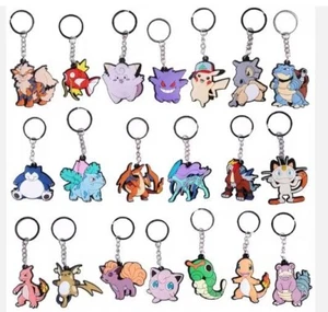 Pokemon Rubber Keychain Choose Your Character - Picture 1 of 8
