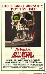 397865 THE LEGEND OF HELL HOUSE Movie Pamela Franklin Clive WALL PRINT POSTER DE