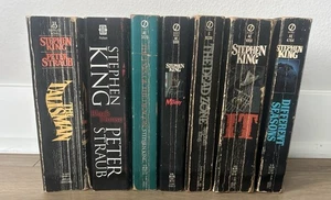 Stephen King Paperback Lot Of 7 Talisman/black House/It/Misery/Different Seasons - Picture 1 of 8