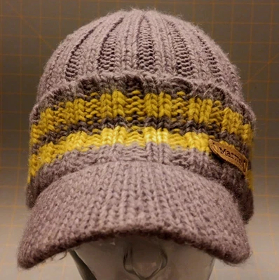 Унисекс OSFA сурок ребристый трикотажа короткие поля Beanie шляпа крышка - Изображение 1 из 4