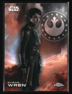2025 Topps Chrome Star Wars Base #160 Sabine Wren Ahsoka Mandalorian *2 - Bild 1 von 2