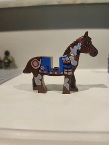 Lego Western Indian Native American Painted Horse Brown Minifigure - Picture 1 of 2