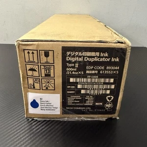 Ricoh Digital Duplicator Ink Type II Navy Ink 893044 - Picture 1 of 1
