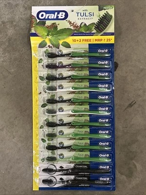 #1 Rated Oral-B With TULSI Extract Max Clean Toothbrush, Medium  15.00 Each - Image 1 of 4
