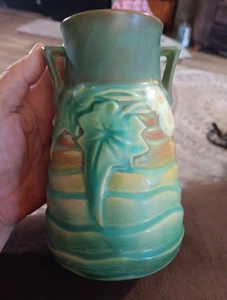 Roseville Luffa Vase - 684-6 - Picture 1 of 11