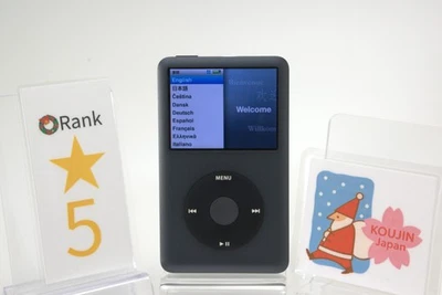 Apple iPod Classic 7th Gen 160GB Black MC297J/A A1238 Japan Used Mint Condition - Image 1 of 4