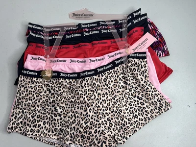 Calcinha feminina atrevida pacote com 5 pares Juicy Couture tamanho grande - Imagem 1 de 4