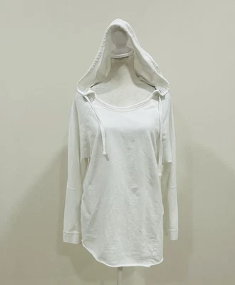 DKNY Sport толстовка с капюшоном хлопок толстовка Activewear белый женский размер SP - Изображение 1 из 4