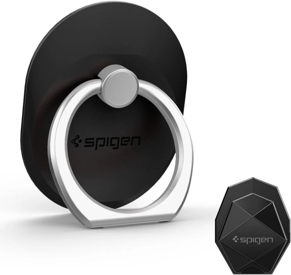 Spigen Style Ring Cell Phone Ring Phone Grip/Stand/Holder for All Phones Tablets - Image 1 of 4