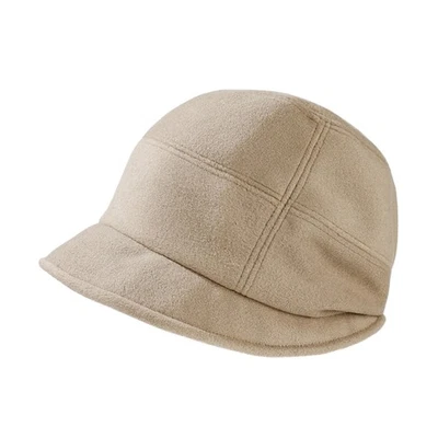 Bonés vintage Newsboy para mulheres outono inverno chapéu paperboy viseira pintor boné - Imagem 1 de 4