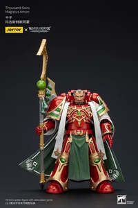 Figura de acción JOYTOY Warhammer 40K 1/18 Thousand Sons Magistus Amon modelo juguetes - Imagen 1 de 8