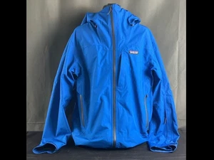 Patagonia Men's Storm Shift Jacket Large Gore-Tex Endless Blue Zip Hood - Picture 1 of 6