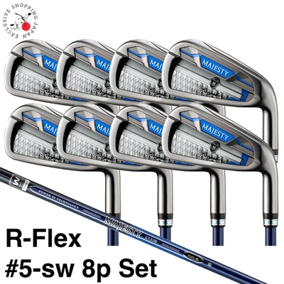 Majesty Royale Iron Wedge 8pcs Set #5-9.PW.AW.SW R-Flex LV550 Graphite Shaft Men - Image 1 of 4