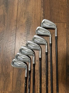 Ping i210 Iron Set 5-PW, GW Steel Stiff Right Black / Red dot STD Length - Picture 1 of 5