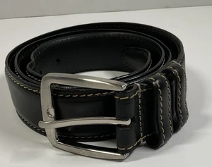 Allen Edmonds Gürtel schwarz 34501 Nähte Gr. 97/38 Made In USA Leder - Bild 1 von 11