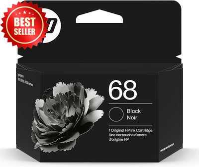 68 Tintenpatronen Schwarz für HP Envy 6100E 6500E Series Instant Ink 7FP21TN - Bild 1 von 4