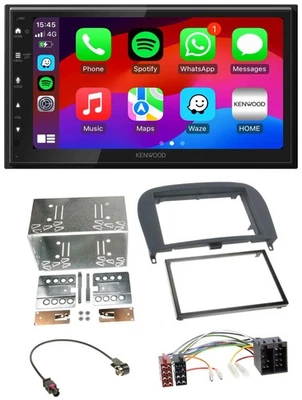 Kenwood MP3 USB DAB 2DIN Bluetooth Autoradio für Mercedes SL-Klasse 2001-2011 R2 - Bild 1 von 4
