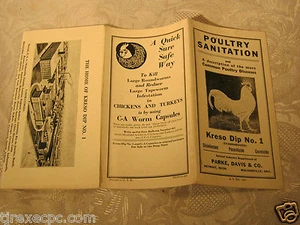 Geflügel Sanitär Kreso Dip Hühner Broschüre Antik Landwirtschaft Landwirtschaft - Bild 1 von 1
