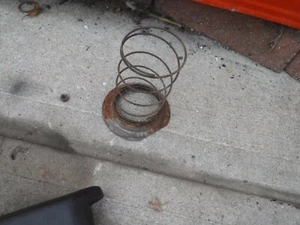 1983 Skidoo 5500 BLIZZARD MX snowmobile parts: exhaust EXIT TUB spring - Bild 1 von 1