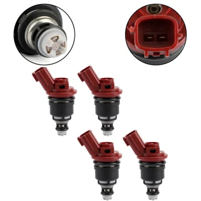 4x Inyectores de combustible para Nissan 240SX 2,4 L 1991-98 NX 2,0 L 1991-93 TSURU 2,0 L 93-96 Foto 1 de 4