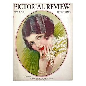 PICTORIAL REVIEW May 1926 Original Magazine (Cover Only) Artist/Earl Christy - Picture 1 of 2
