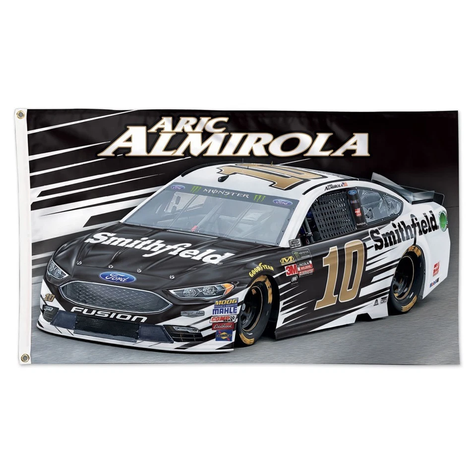Флаг Aric Almirola 2018 Wincraft No10 Smithfield 3 x 5 Deluxe БЕСПЛАТНАЯ ДОСТАВКА - Изображение 1 из 1